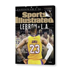 LeBron + L.a. Why The Move Was Meant To Be Sports Illustrated Cover Canvas Print by Sports Illustrated