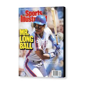 New York Mets Darryl Strawberry... Sports Illustrated Cover Canvas Print by Sports Illustrated