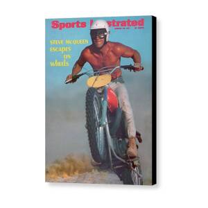 Steve Mcqueen, Motocross Sports Illustrated Cover Canvas Print by Sports Illustrated Steve Mcqueen, Motocross Sports Illustrated Cover Canvas Print by Sports Illustrated