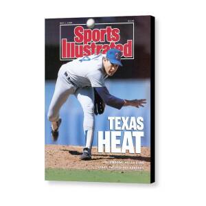 Texas Rangers Nolan Ryan... Sports Illustrated Cover Canvas Print by Sports Illustrated
