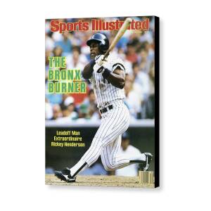 The Bronx Burner Leadoff Man Extraordinaire Rickey Henderson Sports Illustrated Cover Canvas Print by Sports Illustrated The Bronx Burner Leadoff Man Extraordinaire Rickey Henderson Sports Illustrated Cover Canvas Print by Sports Illustrated