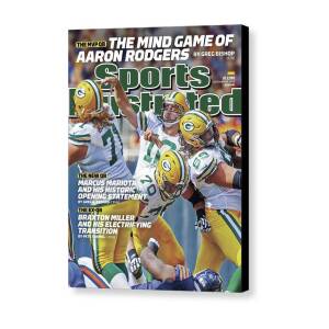 The Mvp Qb The Mind Game Of Aaron Rodgers Sports Illustrated Cover Canvas Print by Sports Illustrated The Mvp Qb The Mind Game Of Aaron Rodgers Sports Illustrated Cover Canvas Print by Sports Illustrated