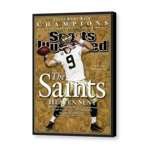 The Saints, Heaven Sent Super Bowl Xliv Champions Sports Illustrated Cover Canvas Print by Sports Illustrated The Saints, Heaven Sent Super Bowl Xliv Champions Sports Illustrated Cover Canvas Print by Sports Illustrated