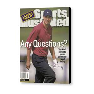 Tiger Woods, 2000 Us Open Sports Illustrated Cover Canvas Print by Sports Illustrated Tiger Woods, 2000 Us Open Sports Illustrated Cover Canvas Print by Sports Illustrated