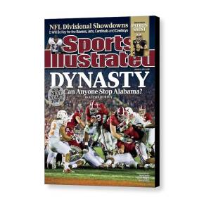 University Of Alabama Mark Ingram, 2010 Citi Bcs National Sports Illustrated Cover Canvas Print by Sports Illustrated University Of Alabama Mark Ingram, 2010 Citi Bcs National Sports Illustrated Cover Canvas Print by Sports Illustrated