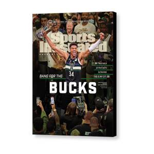 2021 Milwaukee Bucks NBA Championship Issue Cover Canvas Print by Sports Illustrated 2021 Milwaukee Bucks NBA Championship Issue Cover Canvas Print by Sports Illustrated