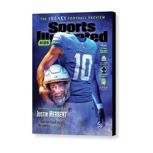 Justin Herbert Football Preview Canvas Print by Sports Illustrated