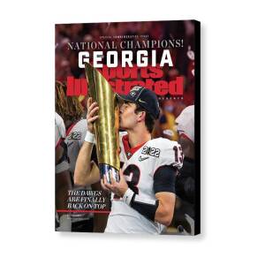 University of Georgia, 2022 NCAA Championship Issue Cover Canvas Print by Sports Illustrated University of Georgia, 2022 NCAA Championship Issue Cover Canvas Print by Sports Illustrated