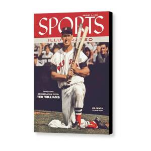 Boston Red Sox Ted Williams... Sports Illustrated Cover Canvas Print by Sports Illustrated Boston Red Sox Ted Williams... Sports Illustrated Cover Canvas Print by Sports Illustrated