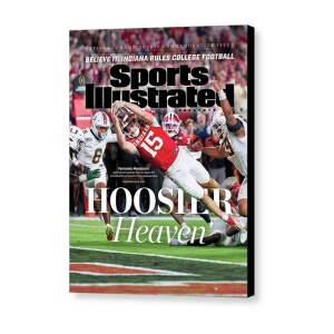 Indiana University, 2026 College Football Playoffs National Championship Commemorative Issue Cover Canvas Print by Sports Illustrated