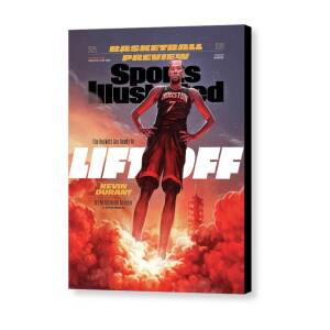 Kevin Durant Rockets Issue Cover Canvas Print by Sports Illustrated