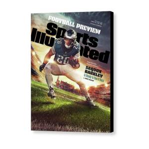 Philadelphia Eagles Saquon Barkley, 2025 Sports Illustrated September Issue Cover Canvas Print by Sports Illustrated