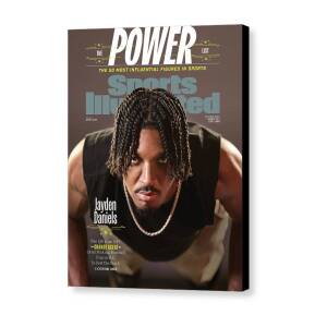 Washington Commanders QB Jayden Daniels, The 2025 SI Power List Issue Cover Canvas Print by Sports Illustrated