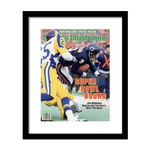 Chicago Bears Qb Jim Mcmahon, 1986 Nfc Championship Sports Illustrated Cover Framed Print by Sports Illustrated Chicago Bears Qb Jim Mcmahon, 1986 Nfc Championship Sports Illustrated Cover Framed Print by Sports Illustrated