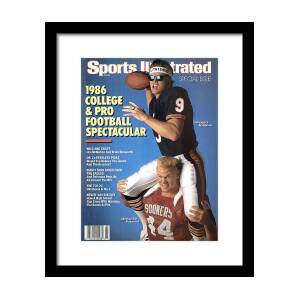 Chicago Bears Qb Jim Mcmahon And Oklahoma University Brian Sports Illustrated Cover Framed Print by Sports Illustrated Chicago Bears Qb Jim Mcmahon And Oklahoma University Brian Sports Illustrated Cover Framed Print by Sports Illustrated
