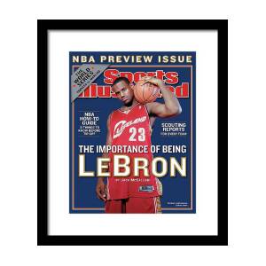 Cleveland Cavaliers LeBron James, 2003-04 Nba Basketball Sports Illustrated Cover Framed Print by Sports Illustrated Cleveland Cavaliers LeBron James, 2003-04 Nba Basketball Sports Illustrated Cover Framed Print by Sports Illustrated