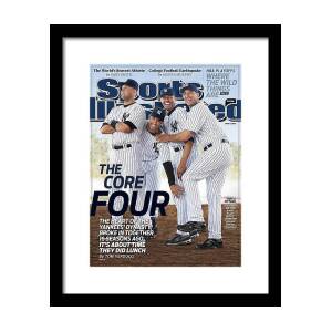 New York Yankees Derek Jeter, Jorge Posada, Mariano Rivera Sports Illustrated Cover Framed Print by Sports Illustrated New York Yankees Derek Jeter, Jorge Posada, Mariano Rivera Sports Illustrated Cover Framed Print by Sports Illustrated