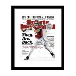 University Of Alabama Jalen Hurts, 2017 College Football Sports Illustrated Cover Framed Print by Sports Illustrated University Of Alabama Jalen Hurts, 2017 College Football Sports Illustrated Cover Framed Print by Sports Illustrated
