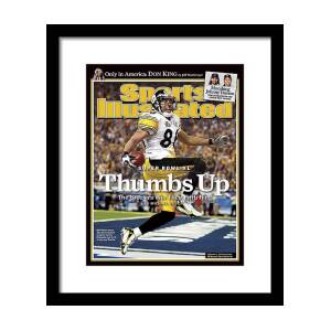 Pittsburgh Steelers Hines Ward, Super Bowl Xl Sports Illustrated Cover Framed Print by Sports Illustrated Pittsburgh Steelers Hines Ward, Super Bowl Xl Sports Illustrated Cover Framed Print by Sports Illustrated