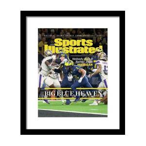 University of Michigan, 2024 College Football National Championship Issue Cover Framed Print by Sports Illustrated University of Michigan, 2024 College Football National Championship Issue Cover Framed Print by Sports Illustrated