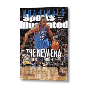 Nba Finals The New Era, Heat Vs. Thunder Sports Illustrated Cover Metal Print by Sports Illustrated Nba Finals The New Era, Heat Vs. Thunder Sports Illustrated Cover Metal Print by Sports Illustrated