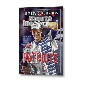 New England Patriots Qb Tom Brady, Super Bowl Xlix Champions Sports Illustrated Cover Metal Print by Sports Illustrated New England Patriots Qb Tom Brady, Super Bowl Xlix Champions Sports Illustrated Cover Metal Print by Sports Illustrated