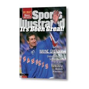 New York Rangers Wayne Gretzky Sports Illustrated Cover Metal Print by Sports Illustrated