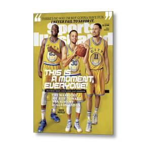 This Is A Moment, Everyone The Warriors Joy Ride Toward Nba Sports Illustrated Cover Metal Print by Sports Illustrated This Is A Moment, Everyone The Warriors Joy Ride Toward Nba Sports Illustrated Cover Metal Print by Sports Illustrated