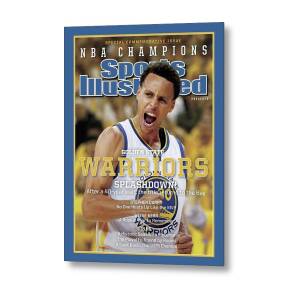 Splashdown Golden State Warriors 2015 Nba Champions Sports Illustrated Cover Metal Print by Sports Illustrated Splashdown Golden State Warriors 2015 Nba Champions Sports Illustrated Cover Metal Print by Sports Illustrated