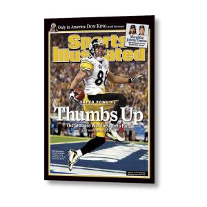 Pittsburgh Steelers Hines Ward, Super Bowl Xl Sports Illustrated Cover Metal Print by Sports Illustrated