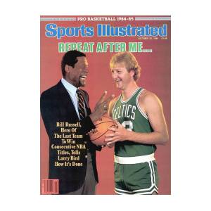 Bill Russell And Boston Celtics Larry Bird Sports Illustrated Cover Poster by Sports Illustrated