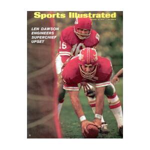 Kansas City Chiefs Qb Len Dawson, Super Bowl Iv Sports Illustrated Cover Poster by Sports Illustrated Kansas City Chiefs Qb Len Dawson, Super Bowl Iv Sports Illustrated Cover Poster by Sports Illustrated