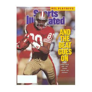 San Francisco 49ers Jerry Rice, 1990 Nfc Divisional Playoffs Sports Illustrated Cover Poster by Sports Illustrated