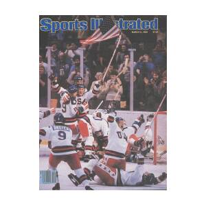 Usa Hockey, 1980 Winter Olympics Sports Illustrated Cover Poster by Sports Illustrated Usa Hockey, 1980 Winter Olympics Sports Illustrated Cover Poster by Sports Illustrated