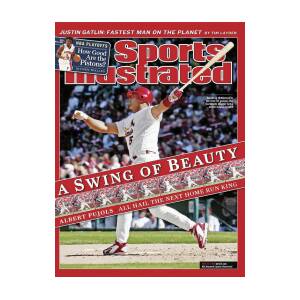 A Swing Of Beauty Albert Pujols, All Hail The Next Home Run Sports Illustrated Cover Art Print by Sports Illustrated