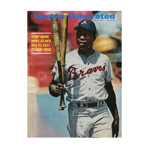Atlanta Braves Hank Aaron... Sports Illustrated Cover Art Print by Sports Illustrated Atlanta Braves Hank Aaron... Sports Illustrated Cover Art Print by Sports Illustrated