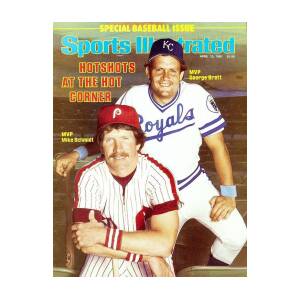 Kansas City Royals George Brett And Philadelphia Phillies Sports Illustrated Cover Art Print by Sports Illustrated