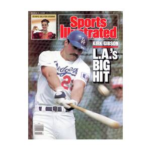 Kirk Gibson Las Big Hit Sports Illustrated Cover Art Print by Sports Illustrated