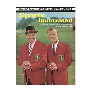 Sam Snead And Arnold Palmer, International Golf Sports Illustrated Cover Art Print by Sports Illustrated