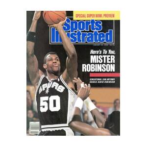 San Antonio Spurs David Robinson... Sports Illustrated Cover Art Print by Sports Illustrated
