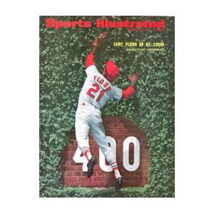 St. Louis Cardinals Curt Flood Sports Illustrated Cover Art Print by Sports Illustrated