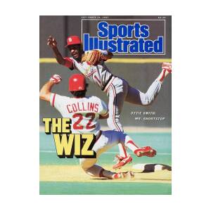 St Louis Cardinals Ozzie Smith... Sports Illustrated Cover Art Print by Sports Illustrated