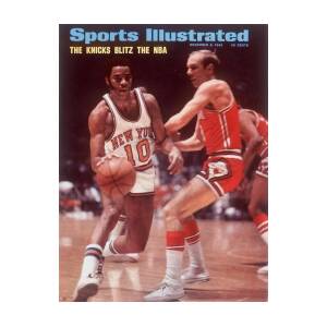 New York Knicks Walt Frazier... Sports Illustrated Cover Art Print by Sports Illustrated