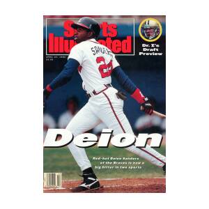 Atlanta Braves Deion Sanders... Sports Illustrated Cover Art Print by Sports Illustrated