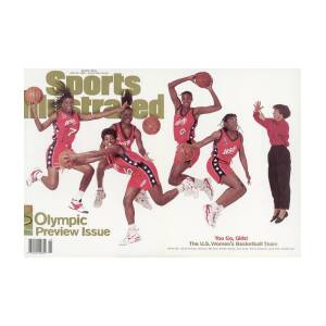 Usa Womens Basketball Team, 1996 Atlanta Olympic Games Sports Illustrated Cover Art Print by Sports Illustrated Usa Womens Basketball Team, 1996 Atlanta Olympic Games Sports Illustrated Cover Art Print by Sports Illustrated