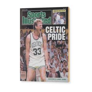 Boston Celtics Larry Bird, 1987 Nba Eastern Conference Sports Illustrated Cover Wood Print by Sports Illustrated