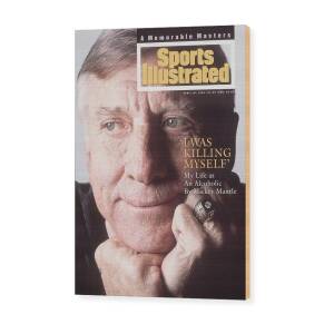 Mickey Mantle, Hall Of Fame Baseball Player Sports Illustrated Cover Wood Print by Sports Illustrated Mickey Mantle, Hall Of Fame Baseball Player Sports Illustrated Cover Wood Print by Sports Illustrated