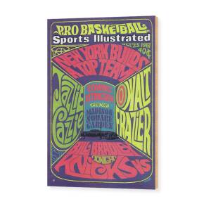 New Madison Square Garden 1967-68 Nba Basketball Preview Sports Illustrated Cover Wood Print by Sports Illustrated