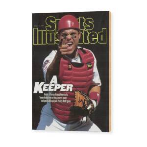 Texas Rangers Ivan Rodriguez Sports Illustrated Cover Wood Print by Sports Illustrated Texas Rangers Ivan Rodriguez Sports Illustrated Cover Wood Print by Sports Illustrated