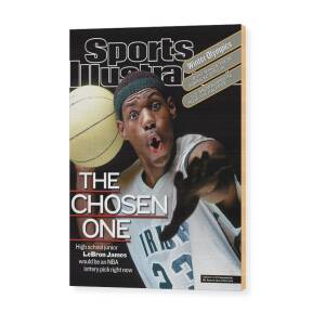 The Chosen One St. Vincent-st. Mary High LeBron James Sports Illustrated Cover Wood Print by Sports Illustrated
